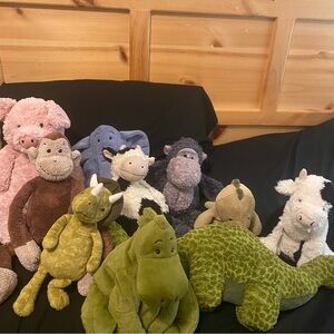 HUGE Jellycat Lot Rare Retired Stuffed Animals